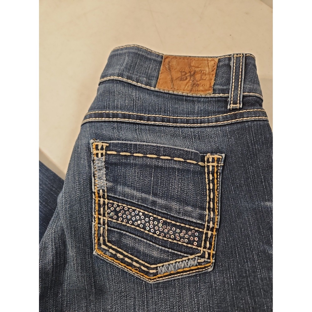 BKE Culture Denim Capri Jeans Size 28 Low-Rise 30x18 Thick Stitch pants(181